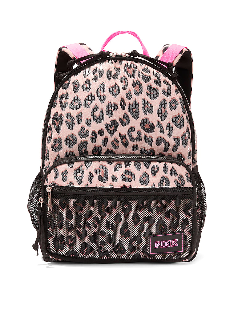 Pink Canvas Backpack - Thumbnail 4